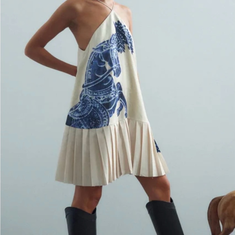 Alemais The Rider Pleated Hem Dress NWT - Picture 3 of 6